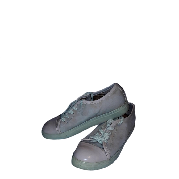 Maria Flats Shoes 8 Woman Beige Casual Lace Up Sho - Picture 2 of 5